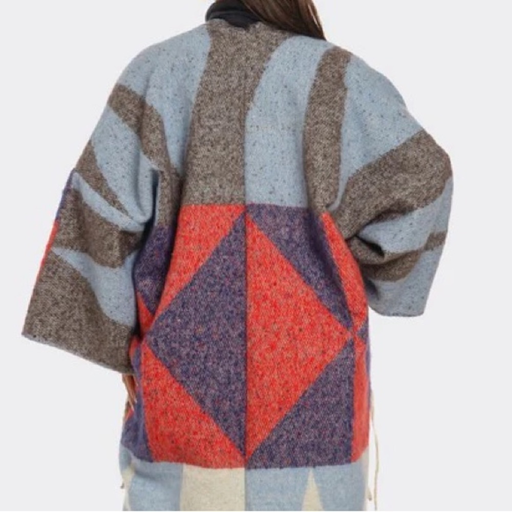 Multi Color Wool Cardigan - Picture 5 of 5